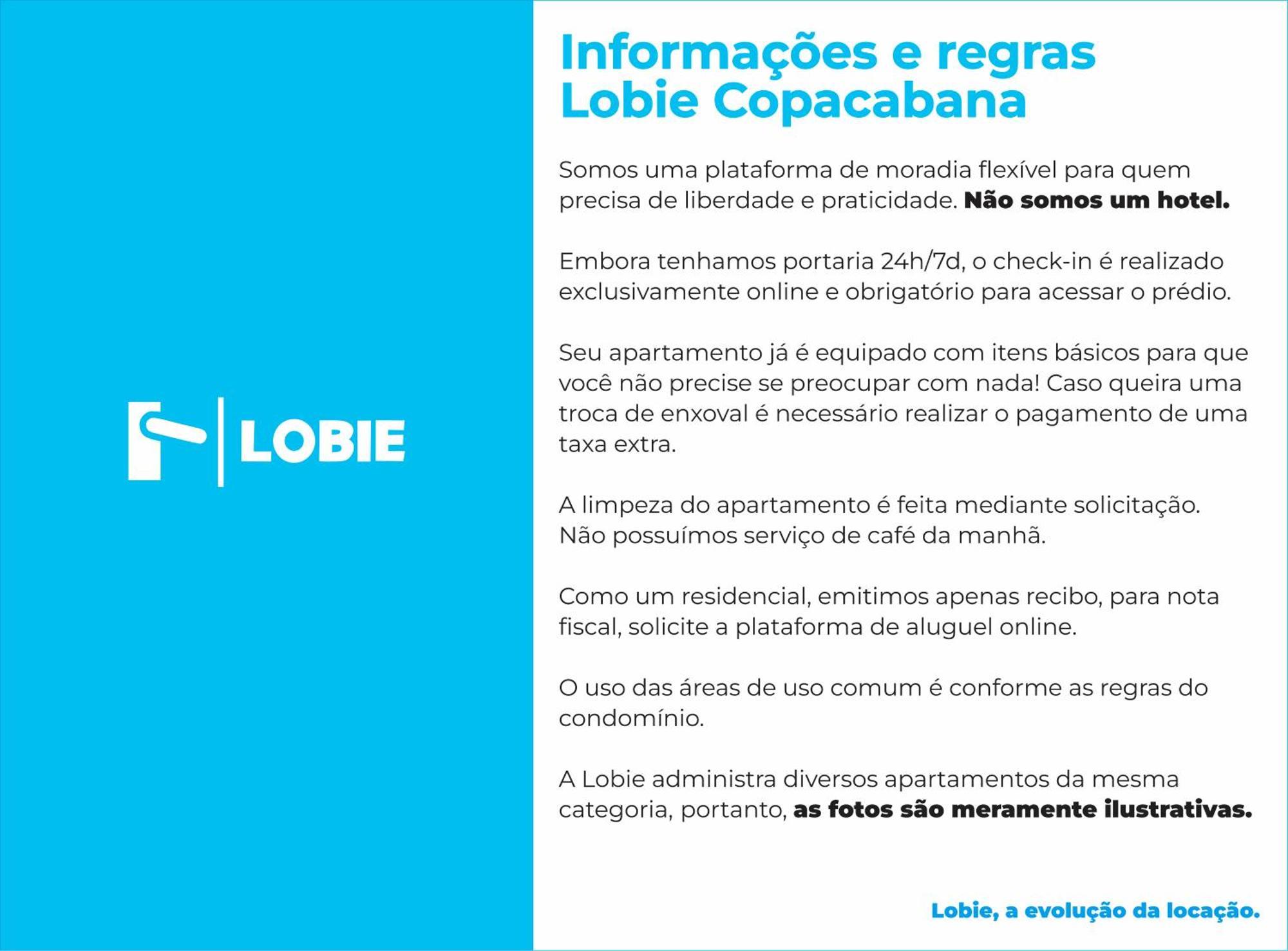 Lobie Copacabana Appartement Rio de Janeiro Buitenkant foto